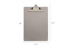China Clear A4 File Plastic Office Clipboards ODM With Metal Clip And Smooth Surface supplier