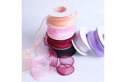 China Fishtail Ribbon Gauze Ribbon DIY Material Flower Packaging Satin Ribbon supplier