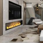 Media Wall Artificial Decorative Flame Led Atomizing Water Steam Fireplace