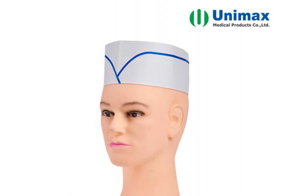 White UNIMAX Non Woven Forage Cap