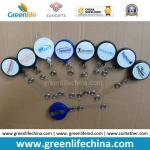 ID Round Badge Pull Rell W/Silk Screen Custom Logo Printing