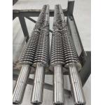 Precision Conical Alloy Steel Twin Screw And Barrel Maximum Length 8000mm For Manufacturing for sale