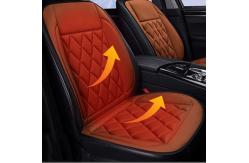 China PU Leather Heated Seat Pad Graphene Film Memory Foam Cushion supplier