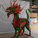 Stuffed Props Realistic Animals For Hire With Motion And Sound Customization Qilin for sale