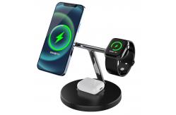 China ABS Qi Multi Function Wireless Charger For Iphone 12 Mini Airpods supplier