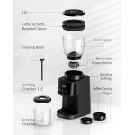 Black Homeuse Coffee Bean Burr Grinder Electric Particle Size CE ETL CB for sale