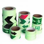 High Bright Printable Adhesive Luminous Tape 6-8 Hours Photo Luminescent Luminous Glow In The Dark Vinyl Film Rolls for sale