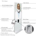 RAM 4GB 32 Inch Floor Standing Touch Screen Kiosk With Andorid RK3399 for sale