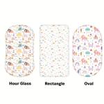 Customizable Cradle Mattress Sheets Fitted Crib Sheets Universal Style For All Season