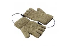 China USB Electric Heated Gloves Winter Adjustable Temperature Lightweight Heating Mittens For Office supplier