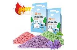 China Deodorization Pretty Litter Dust Free Tofu Cat Litter Bulk Highly Absorbent supplier