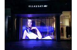 China High Brightness Transparent LED Display Custom Accepted For Commercial Advertising supplier