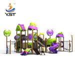 Safety Childrens Garden Slide Swing Combination Fence Naughty Fort for sale