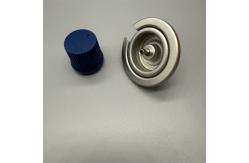 China Lightweight aluminum gas canister valve for backpackers with instant-click fitting supplier