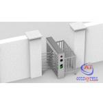 Public Toilets Bi Directional SUS304 Full Height Turnstiles Coins Operated for sale