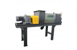 China Wear Resistant Food Waste Shredder Machine CE  Shredder Dewater Machine supplier