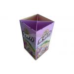 Eye Catching Candy Cardboard Dump Bins Square With Cross Dividers for sale