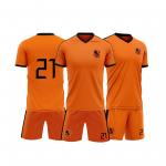 Team Custom Soccer Jerseys Quick Dry Breathable LightWeight 100 Polyester Shirt for sale