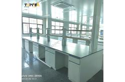 China Functional Lab Space With  Lab Island Bench Customizable Handles supplier