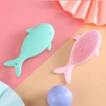 MHC Silicone Bath Brush Set Body Baby Bath Products Cute Facial Cleansing Hair Back Scrubber For Shower for sale