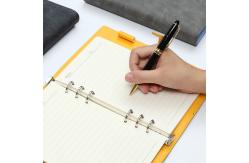 China Personalized Printed PU Leather Custom A5 Hardcover Notebook With Logo supplier