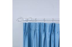 China 19m Diameter Pipe Curtain Rods With Strong Longest Bracket supplier