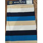 Smooth And Environmental Friendly Good Quality Striped Knit Fabric For T-Shirt for sale