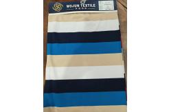 China Smooth And Environmental Friendly Good Quality Striped Knit Fabric For T-Shirt supplier