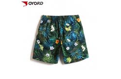 China OEM Custom Beach Shorts  Full Sublimation Printed Private Label Ultra Elastic supplier