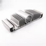Customized Size Silver Colour Mill Finished Aluminum Extruded Profile For Anodized Round Shape Radiator for sale