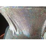 6x6mm Anodized Aluminum Flake Fabric Used For Architecture Decoration