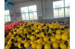 China 0.9 To 3.0m Polyethylene Buoy Manufacturer Floating Security Barrier At Sea supplier