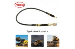 China Pull - Only Clutch Control Cable , Industrial  Mechanical Custom Control Cable supplier