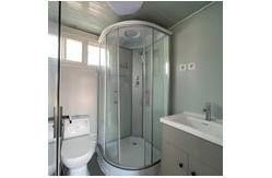 China Wooden Colour Expandable Hosue Layout for 2 Bedrooms with Bath and Kitchen supplier