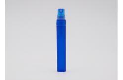 China 5ml 8ml 10ml Frosted Spray Bottle Blue Pen Shape Plastic Perfume Atomizer supplier