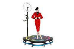 China Automatic Spinning 360 Camera Booth Live Broadcast Spin Booth 360 Degree Portable supplier