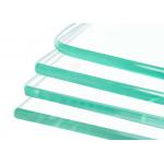 Flat Surface Clear Tempered Glass Impact Resistant Frosted Safety Glass for sale