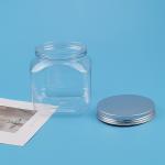 480ml Pet Transparent Candy Jar Cafe And Sugar Plastic Container With Lid
