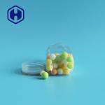 Mini 100ml Plastic Packaging Jar For Chocolate Beans Sweets Granule Small Square