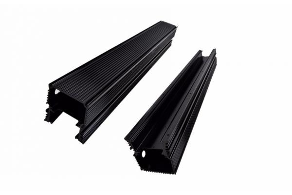 Oxidized 6061 / 6063 Extruded Aluminum Housing Customized Shape / Led Enclosure