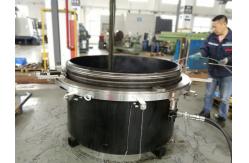 China OEM Hydraulic Pipe Cutting Beveling Machine With Split Frame Structure supplier