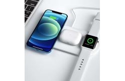 China Ultra Thin Multipurpose 7.5 W Wireless Charger Lightweight 3 In 1 supplier