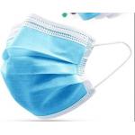 Non Woven Adjustable Single Use 3 Layer Face Mask for sale