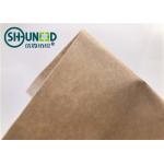 Eco Friendly Fusible Non Woven Interlining Fabric With Yellow Adhesive Release Paper