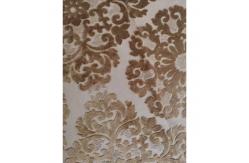 China Damask Cutting Velvet Polyester Fabric Anti Static Customizable For Sofa supplier