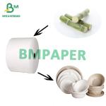 Food Grade Sugar Cane Bagasse Paper Biodegradable Sugarcane Fiber Paper Natural Color Raw Material 90g - 320g for sale