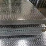 Coated 409L 420J2 436 405 301LN Stainless Steel Checkered Plate Hot Dip Galvanized for sale