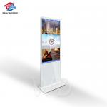 CMS Control 55 Inch Floor Standing Digital Signage With Split Screen for sale