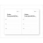 Cultivate Attitude Gratitude Journal Book , Floral Pattern Custom Made Notebooks