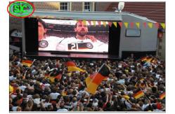 China Waterproof Live Performance 256*128mm P10 Stadium Perimeter LED Screen supplier